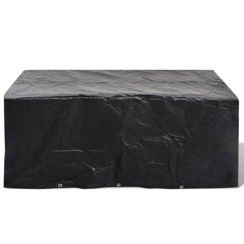 Vidaxl tuinmeubelhoezen poly rattan 2 st 6-persoons 240x140 cm