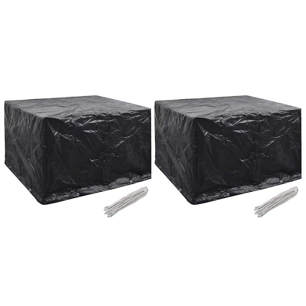 Vidaxl tuinmeubelhoezen 2 st 8 ogen 135x135x90 cm