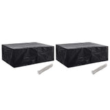 Vidaxl tuinmeubelhoezen 2 st 8 ogen 242x162x100 cm