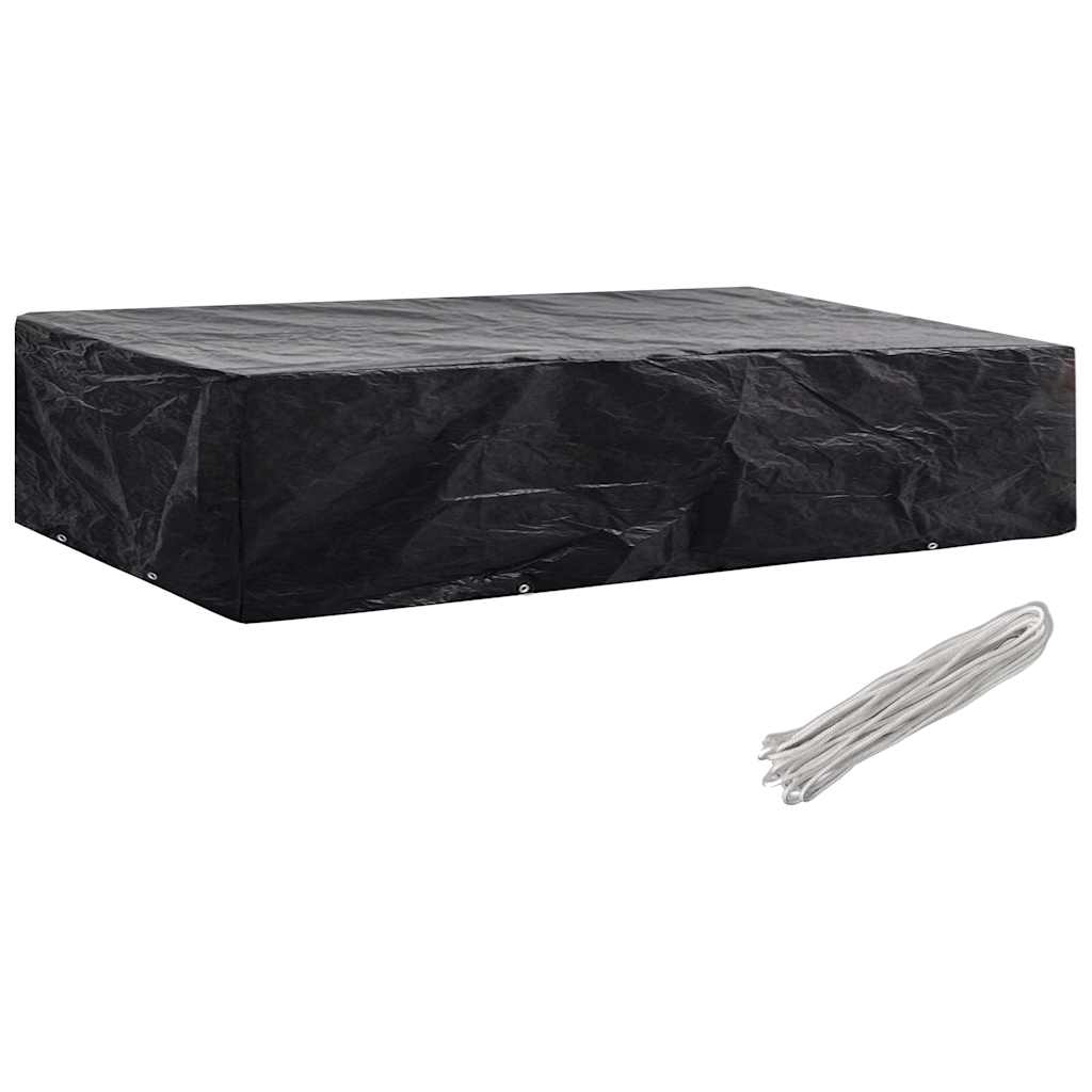 Vidaxl ligbeddenhoes 2 st 8 oogjes 218x77x55 cm