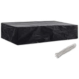 Vidaxl ligbeddenhoes 2 st 8 oogjes 218x77x55 cm