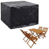 Vidaxl tuinmeubelhoezen 2 st 8 ogen 122x112x98 cm