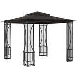 Vidaxl -Laube mit NETs 300x300x265 cm Anthrazit -ausgelöst