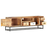 Vidaxl tv-meubel 120x30x40 cm massief gerecycled hout