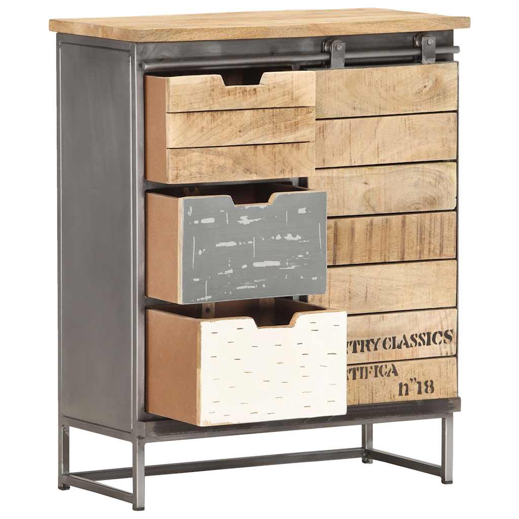 Vidaxl dressoir 60x30x70 cm massief mangohout