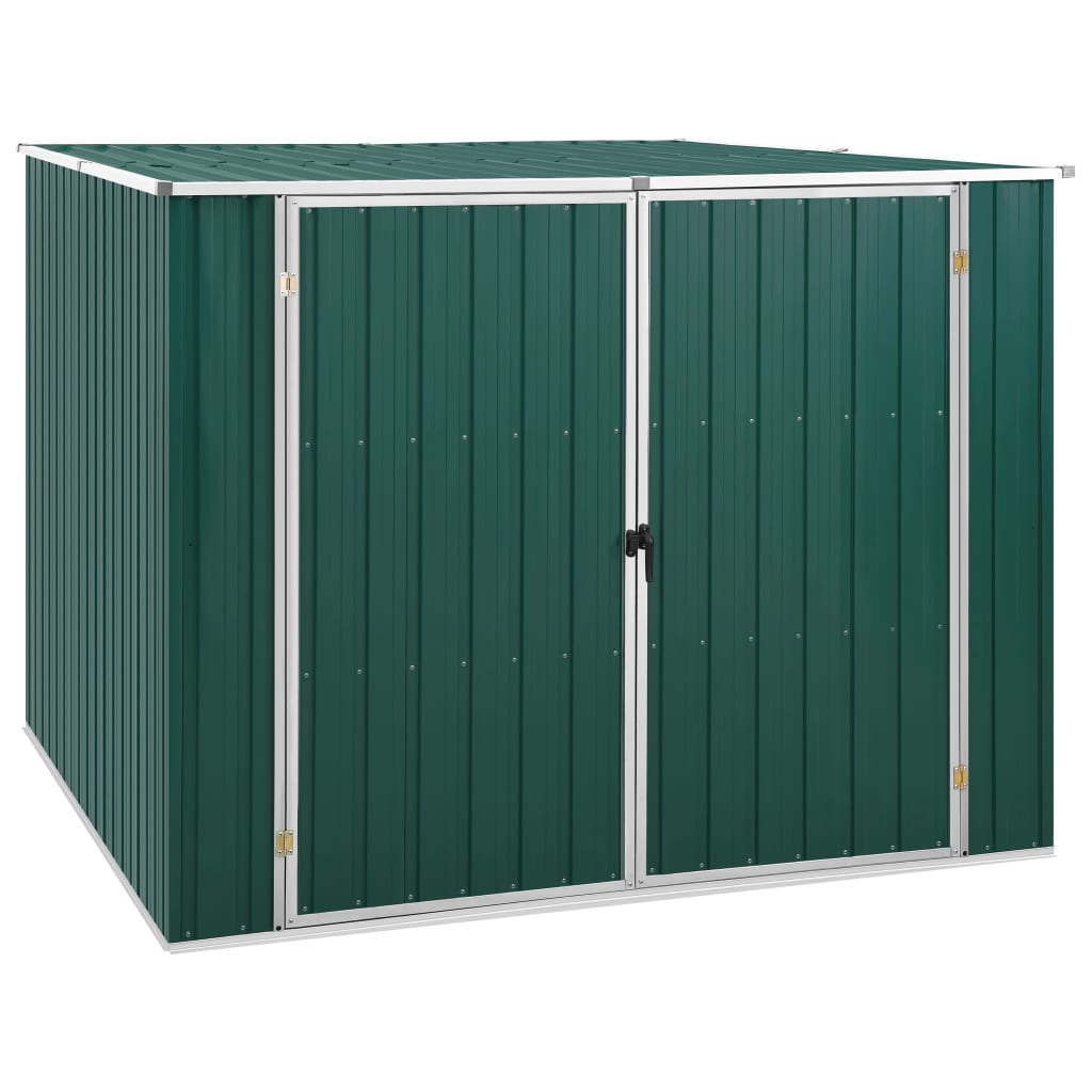 VidaXL Gartenhaus 195x198x159 cm verzinkter Stahl grün