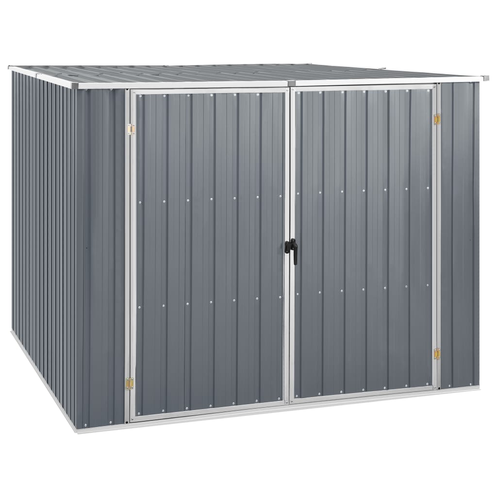VidaXL Gartenhaus 195x198x159 cm verzinkter Stahl grau