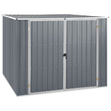 VidaXL Gartenhaus 195x198x159 cm verzinkter Stahl grau
