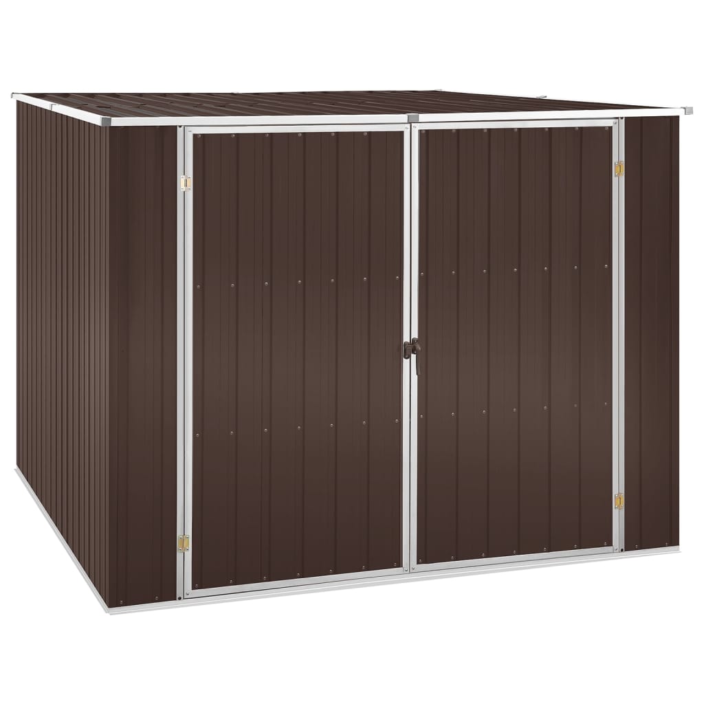 VidaXL Gartenhaus 195x198x159 cm verzinkter Stahl braun