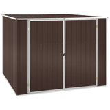 VidaXL Gartenhaus 195x198x159 cm verzinkter Stahl braun