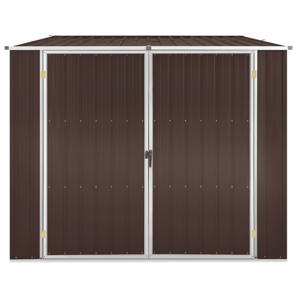 VidaXL Gartenhaus 195x198x159 cm verzinkter Stahl braun