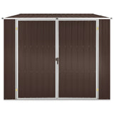 VidaXL Gartenhaus 195x198x159 cm verzinkter Stahl braun