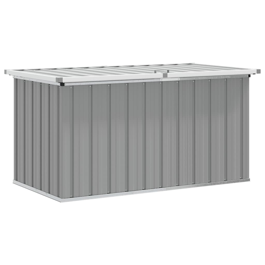 Vidaxl tuinbox 129x67x65 cm grijs