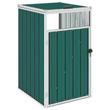 Vidaxx Abfallbehälter Aufbewahrung 72x81x121 cm Stahl grün