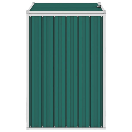 Vidaxx Abfallbehälter Aufbewahrung 72x81x121 cm Stahl grün