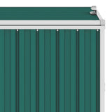 VIDAXL -Abfall -Backlagerung vier -Dubbel 286x81x121 cm Stahlgrün