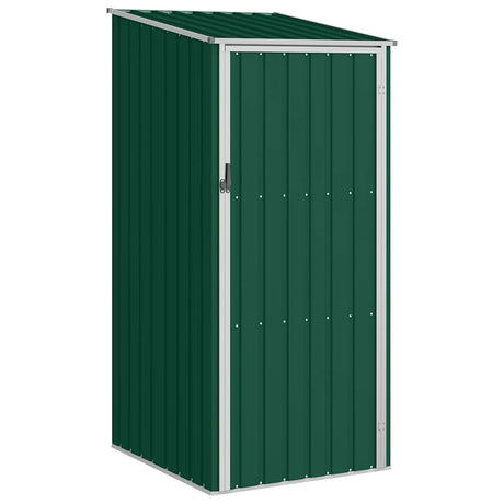 Vidaxl Garden Shed 87x98x159 cm verzinkter Stahlgrün