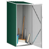 Vidaxl Garden Shed 87x98x159 cm verzinkter Stahlgrün