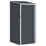 Vidaxl Garden Shed 87x98x159 cm verzinkter Stahl -Anthrazit