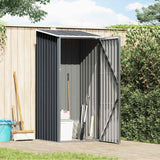 Vidaxl Garden Shed 87x98x159 cm verzinkter Stahl -Anthrazit