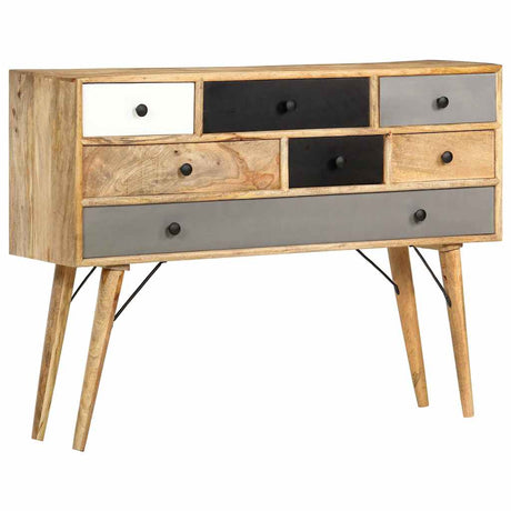 Vidaxl dressoir 110x30x82 cm massief mangohout