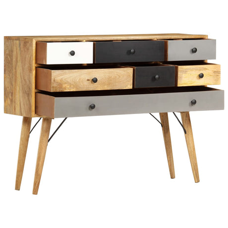 Vidaxl dressoir 110x30x82 cm massief mangohout
