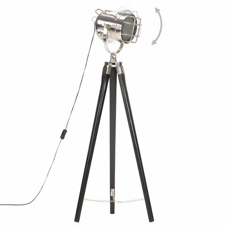 Vidaxl Stehlampe Driepoot 97 cm Festes Mangoholz schwarz schwarz