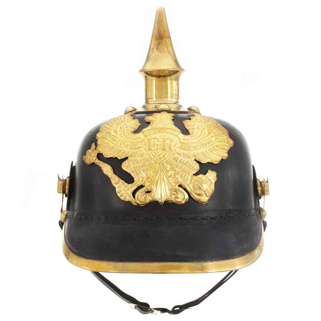 Vidaxl Pickelhaube Germanische Replik Larp Steel Schwarz