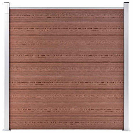 Vidaxl -Zaun 180x186 cm HKC Brown