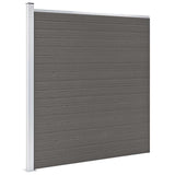 Vidaxl -Zaun 175x186 cm HKC Grau