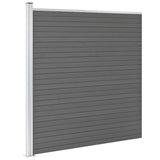 Vidaxl -Zaun 175x186 cm HKC Grau