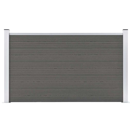 Vidaxl -Zaun 180x105 cm HKC Grau
