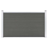 Vidaxl -Zaun 180x105 cm HKC Grau