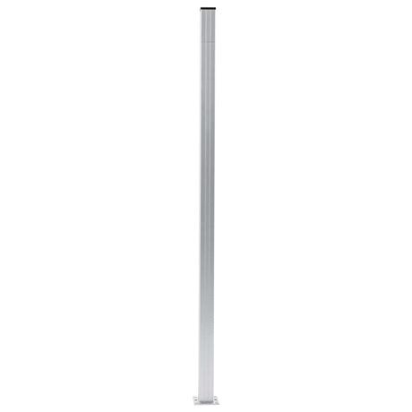 Vidaxl Zaunpfosten 2 St 185 cm Aluminium