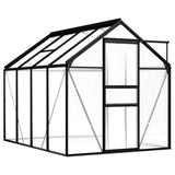 Vidaxl Tuinkas 4,75 m² Aluminium -Anthrazit -ausgelöst