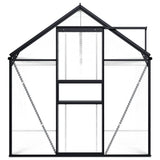 Vidaxl Tuinkas 7,03 m³ Aluminium Anthrazit -gelöscht