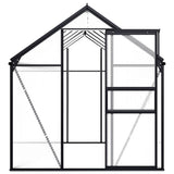 Vidaxl Tuinkas 7,03 m³ Aluminium Anthrazit -gelöscht