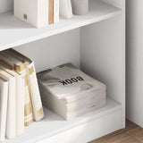 Vidaxl boekenkast 80x24x75 cm bewerkt hout wit