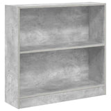 Vidaxl boekenkast 80x24x75 cm bewerkt hout betongrijs