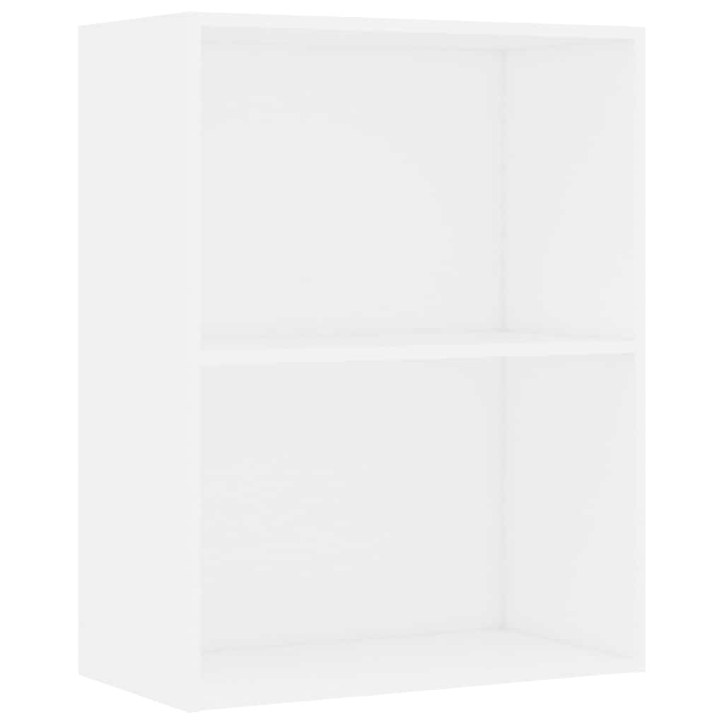 Vidaxl boekenkast 60x30x76,5 cm bewerkt hout wit