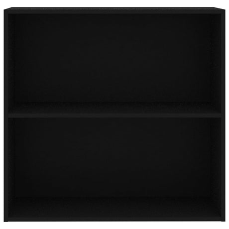 Vidaxl boekenkast 80x30x76,5 cm bewerkt hout zwart