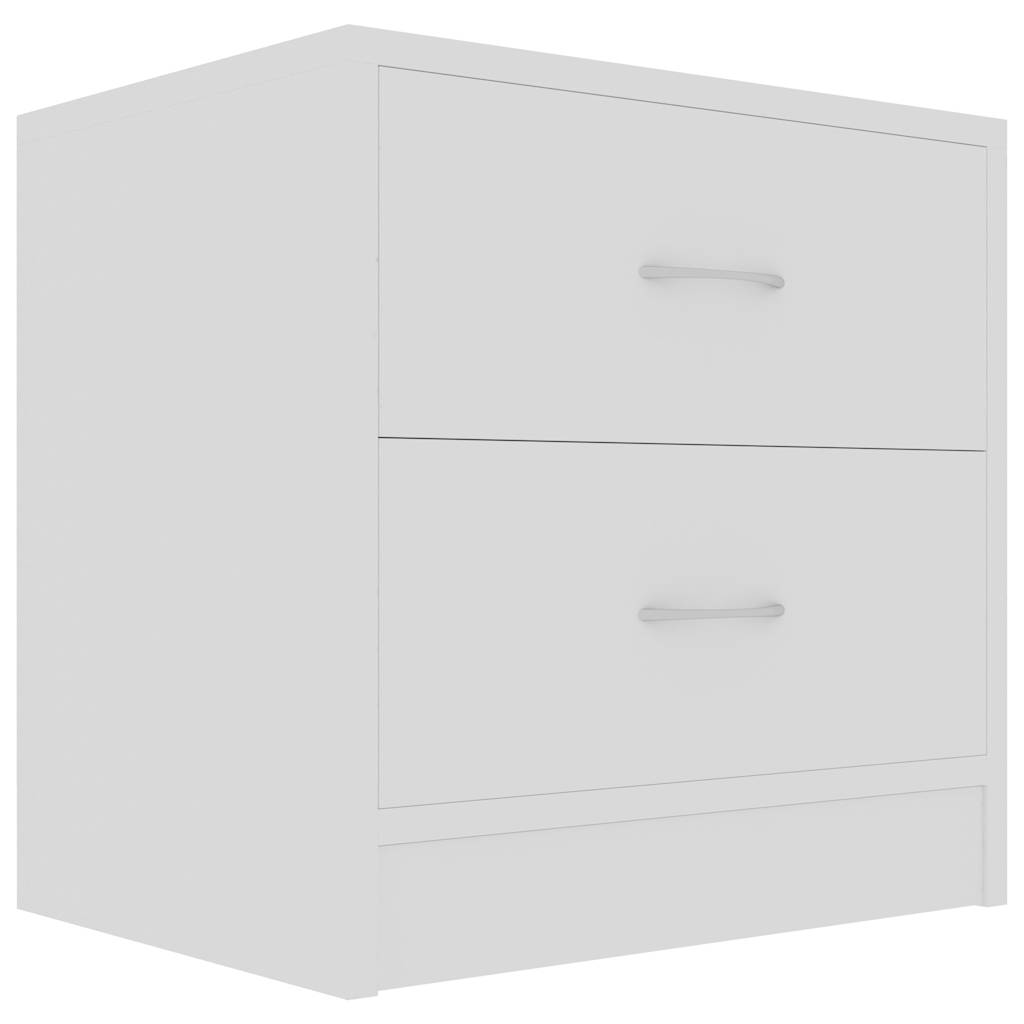 Vidaxl nachtkastjes 2 st 40x30x40 cm bewerkt hout wit