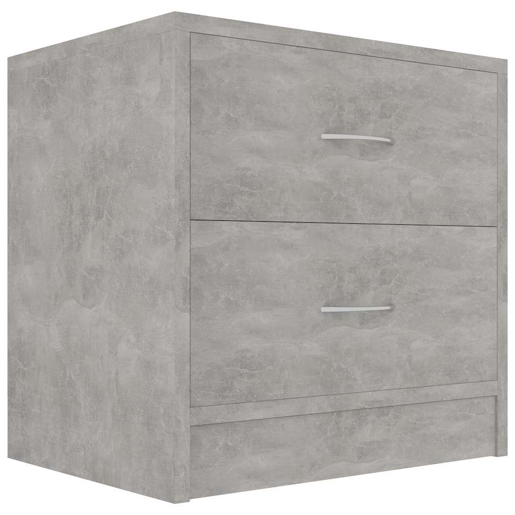 Vidaxl nachtkastje 40x30x40 cm bewerkt hout betongrijs