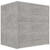 Vidaxl nachtkastje 40x30x40 cm bewerkt hout betongrijs