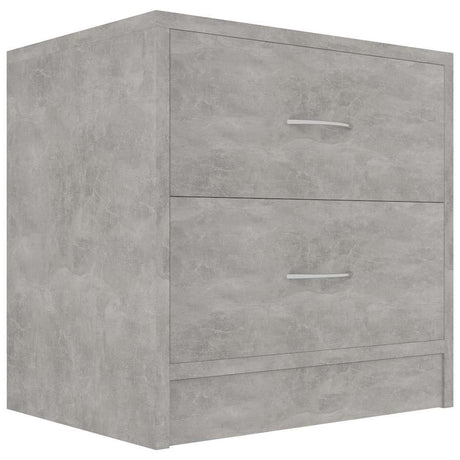 Vidaxl nachtkastje 40x30x40 cm bewerkt hout betongrijs