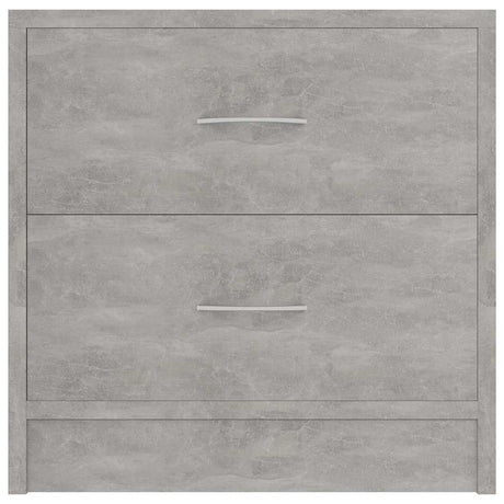 Vidaxl nachtkastje 40x30x40 cm bewerkt hout betongrijs