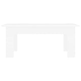 Vidaxl salontafel 100x60x42 cm bewerkt hout wit