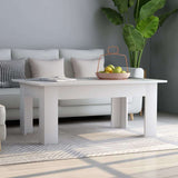 Vidaxl salontafel 100x60x42 cm bewerkt hout wit