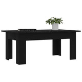 Vidaxl salontafel 100x60x42 cm bewerkt hout zwart