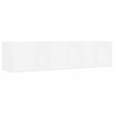 Vidaxl cd-wandschap 75x18x18 cm bewerkt hout wit